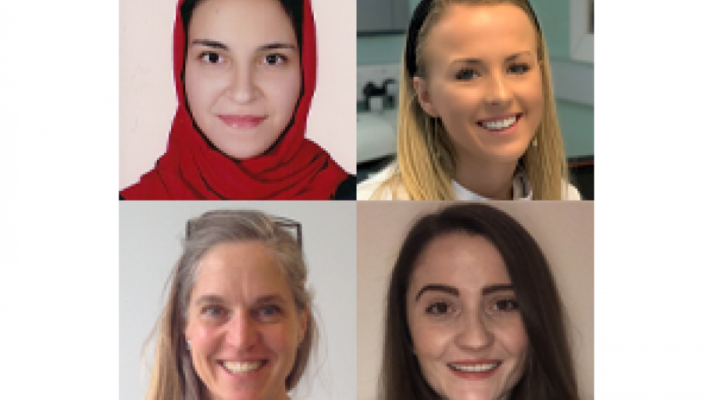 Four head shots of training fellows 