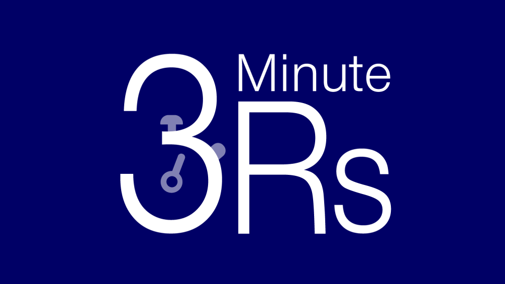 3 Minute 3Rs logo