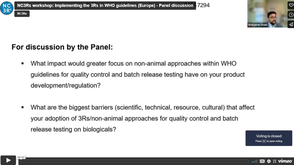Webinar title slide: Panel discussion