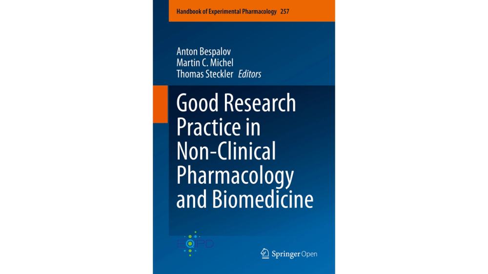 Cover of the book entitled Good research practice in non-clinical pharmacology and biomedicine