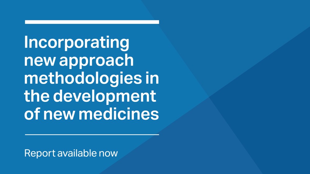 Incorporating new approach methodologies in the development of new medicines: Report available now