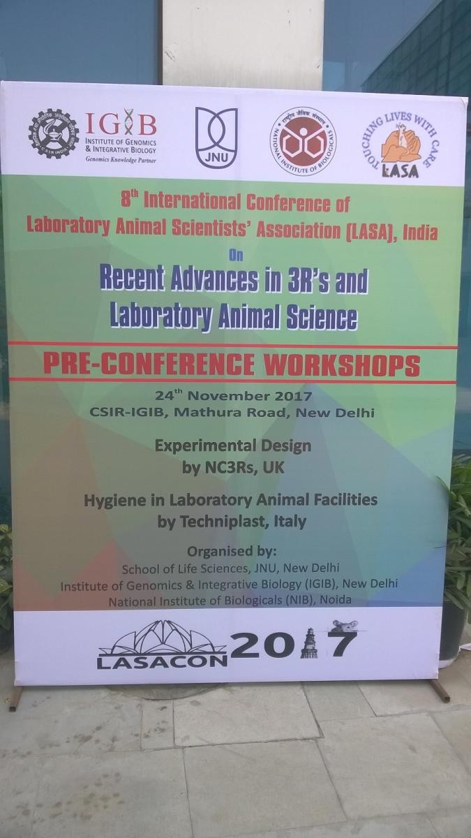 A poster for the 8th annual conference of LASA India taking place on 25-26 November 2017