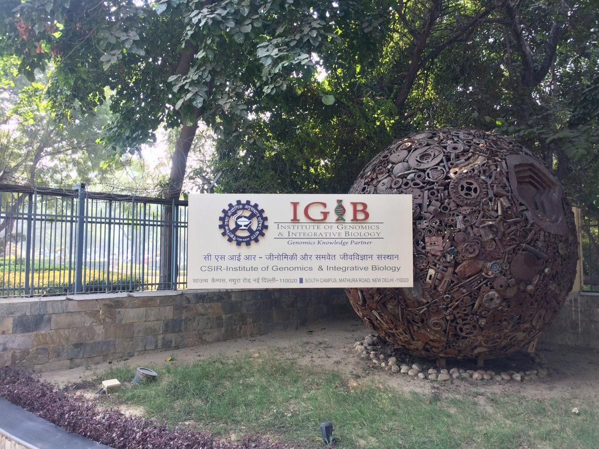 A signage for the IGIB