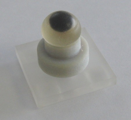 The 3D printed model eye helped to carry out prototype testing at an early stage