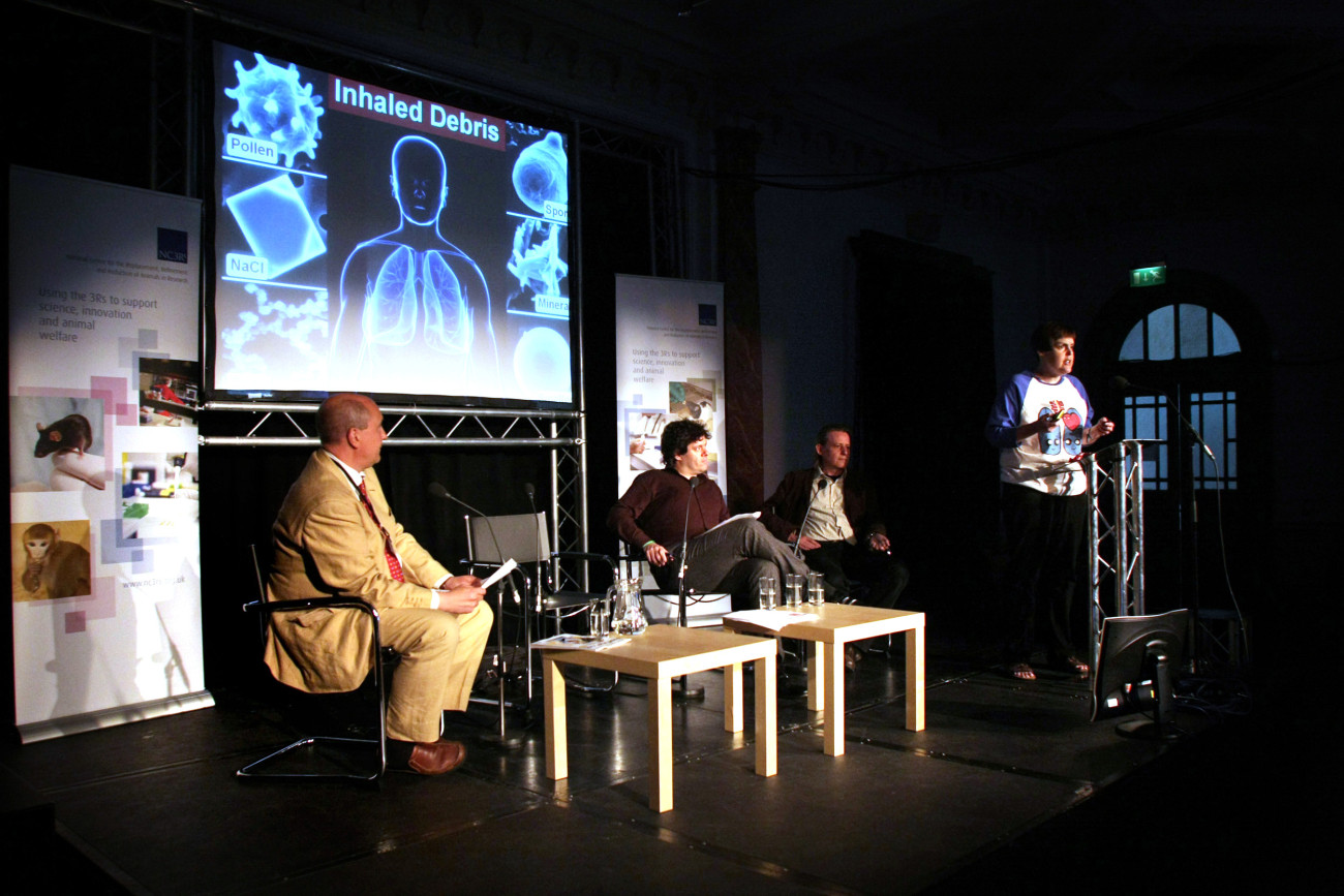 Scientists on stage at Cheltenham Science Festival