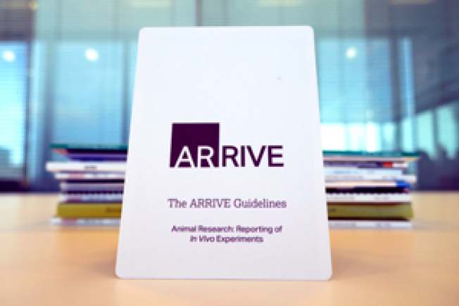 The front cover of the ARRIVE guidelines publication 